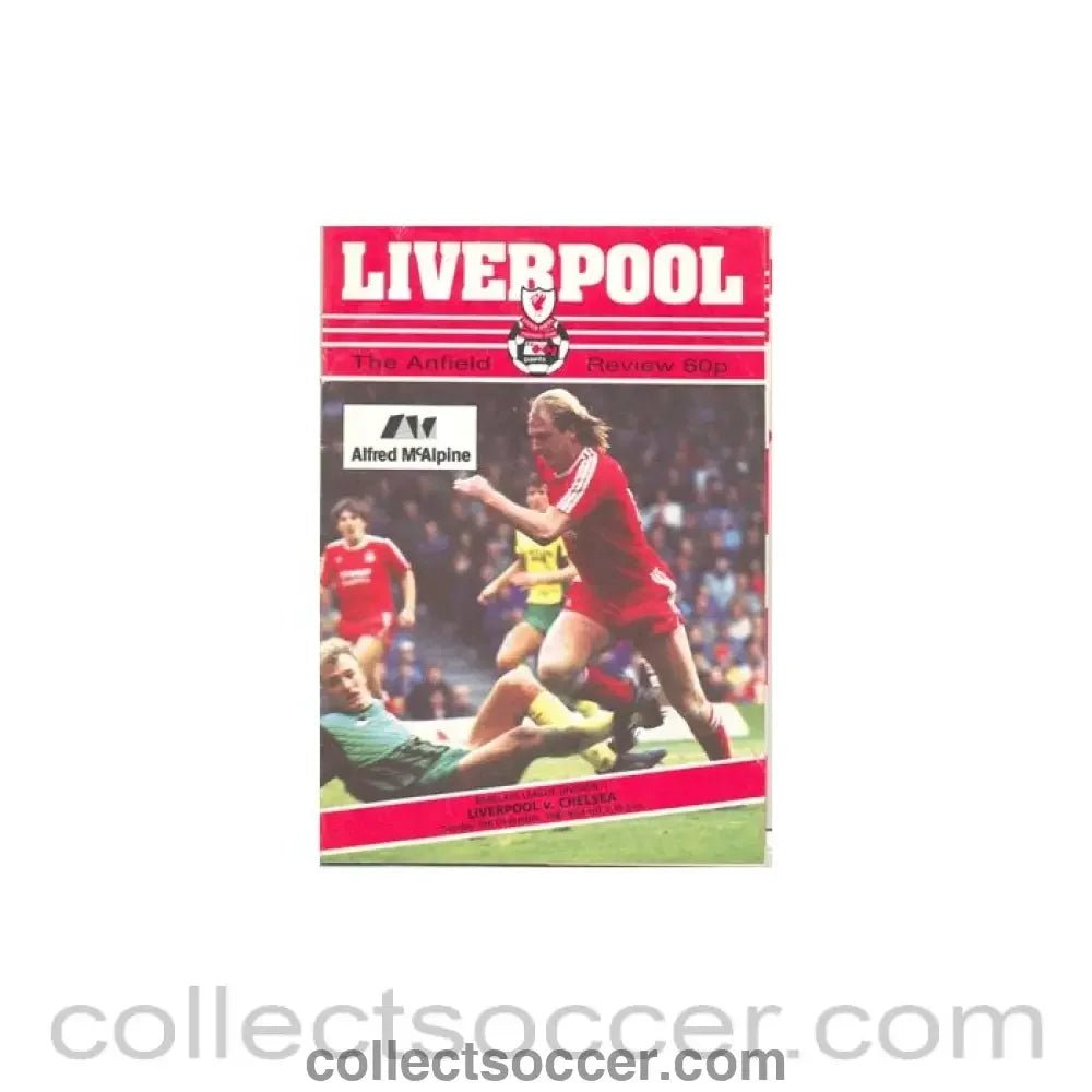 1987 - Liverpool v Chelsea official programme 06/12/1987 - Collect Soccer