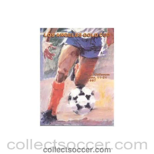 1987 - Los Angeles Gold Cup 11 - 21/06/1987 official programme signed at Dundee United - Collect Soccer