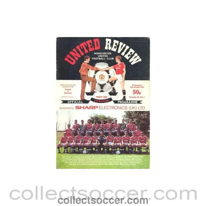 1987 - Manchester United v Arsenal official programme 19/08/1987 - Collect Soccer