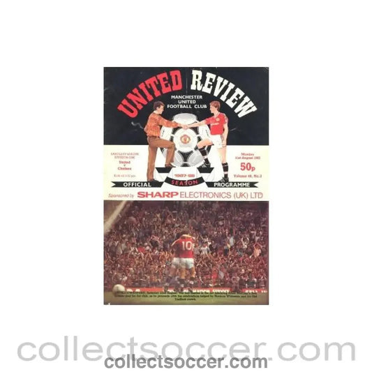 1987 - Manchester United v Chelsea official programme 31/08/1987 - Collect Soccer