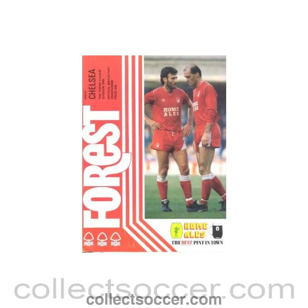 1987 - Nottingham Forest vChelsea official programme 28/02/1987 - Collect Soccer