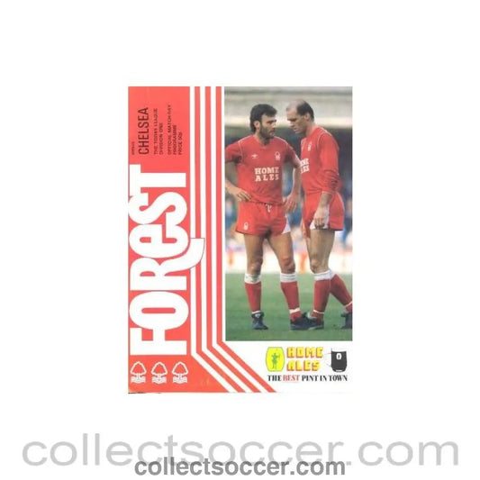 1987 - Nottingham Forest vChelsea official programme 28/02/1987 - Collect Soccer