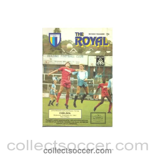 1987 - Reading vChelsea official programme 23/09/1987