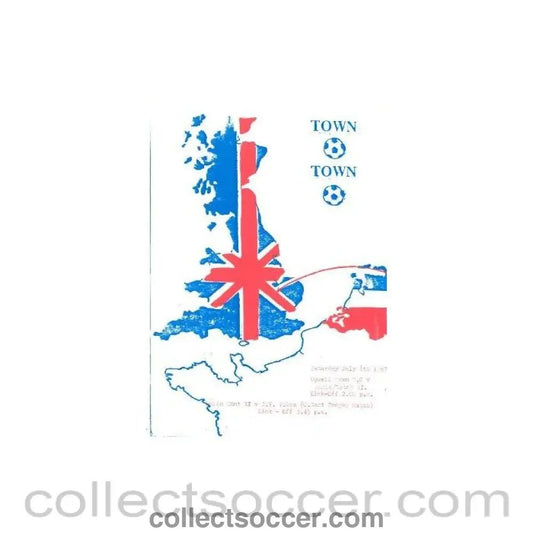 1987 - Upwell Town v Anglo - Dutch XI official programme 04/07/1987 Friendly - Collect Soccer