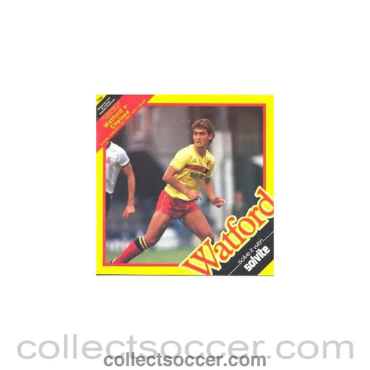 1987 - Watford vChelsea official programme 01/02/1987