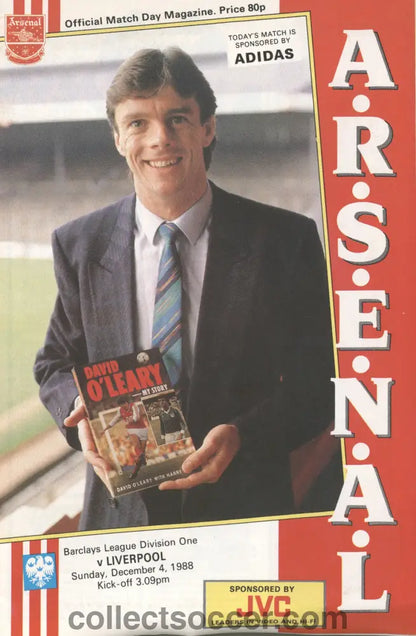 1988 Arsenal V Liverpool Programme and Very Rare Pass to Directors Landing