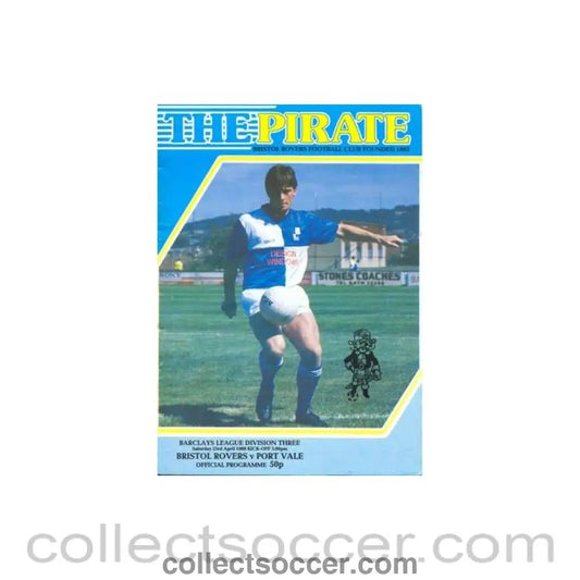1988 - Bristol Rovers v Port Vale official programme 23/04/1988 Football League - Collect Soccer