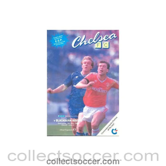 1988 - Chelsea v Blackburn Rovers official programme 18/05/1988