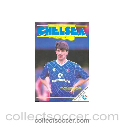 1988 - Chelsea v Blackburn Rovers official programme 27/08/1988 - Collect Soccer