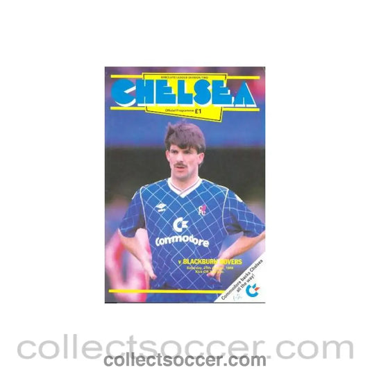 1988 - Chelsea v Blackburn Rovers official programme 27/08/1988