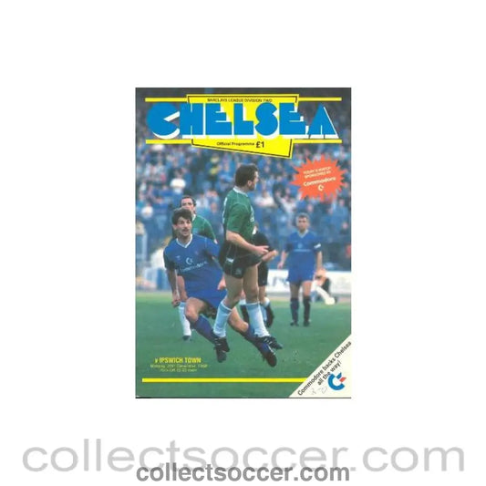 1988 - Chelsea v Ipswich Town official programme 26/12/1988