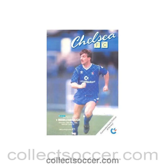 1988 - Chelsea v Middlesbrough official programme 28/05/1988 - Collect Soccer