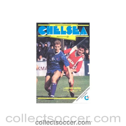 1988 - Chelsea v Oxford United official programme 10/09/1988 - Collect Soccer