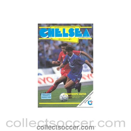 1988 - Chelsea v Scunthorp United official programme 12/10/1988 - Collect Soccer