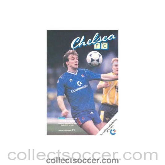 1988 - Chelsea v Watford official programme 29/03/1988 - Collect Soccer