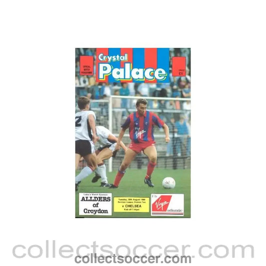 1988 - Crystal Palace vChelsea official programme 30/08/1988