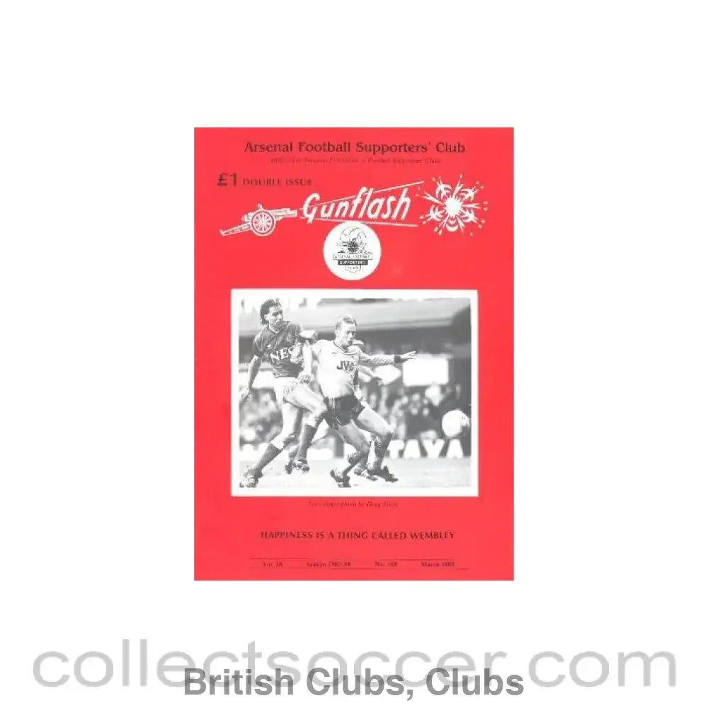 1988 - Gunflash - Arsenal fanzine No: 360 of March 1988