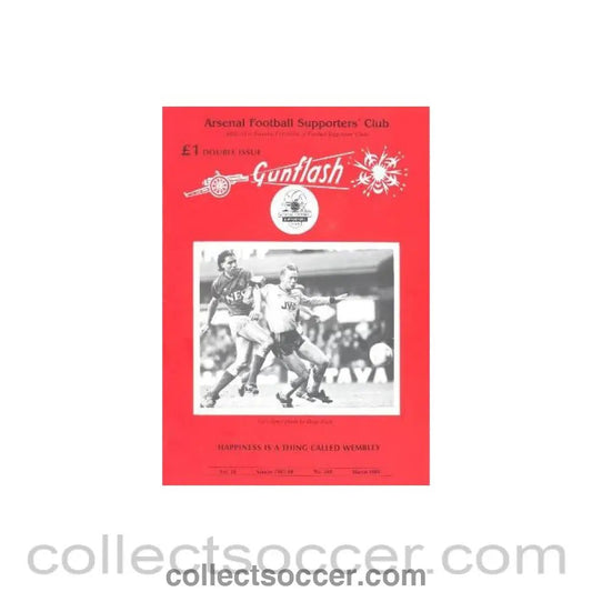 1988 - Gunflash - Arsenal fanzine No: 360 of March 1988 - Collect Soccer