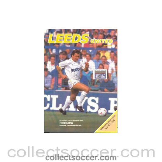 1988 - Leeds vChelsea official programme 24/09/1988