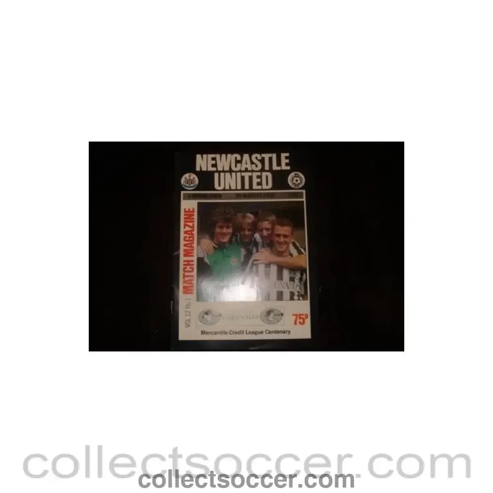 1988 - Newcastle United v Wimbledon official programme 29/08/1988, - Collect Soccer