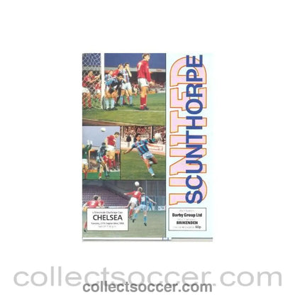 1988 - Scunthorpe vChelsea official programme 27/09/1988