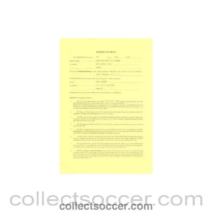1988 - Trainee Player Contract between Paul Musker and Wigan Athletic of 01/07/1988 - Collect Soccer