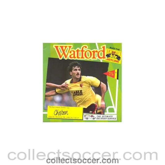 1988 - Watford vChelsea official programme 05/11/1988