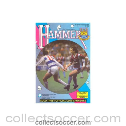 1988 - West Ham United v Liverpool official programme 29/10/1988 - Collect Soccer