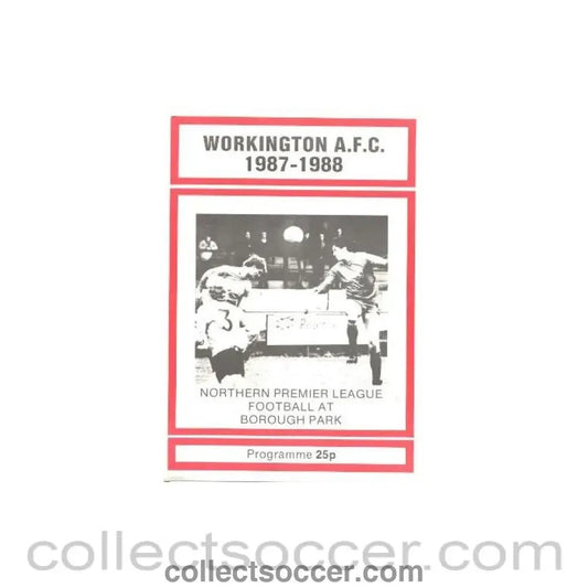 1988 - Workington v Itrottarfelag Fuglafjardar Denmark official programme 16/03/1988 International Friendly - Collect Soccer