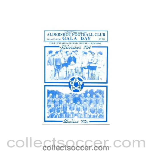 1989 - Aldershot v Chelsea official programme 14/05/1989
