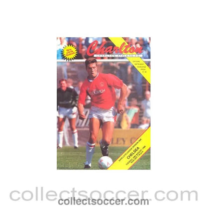 1989 - Charlton Athletic vChelsea official programme 29/08/1989 - Collect Soccer