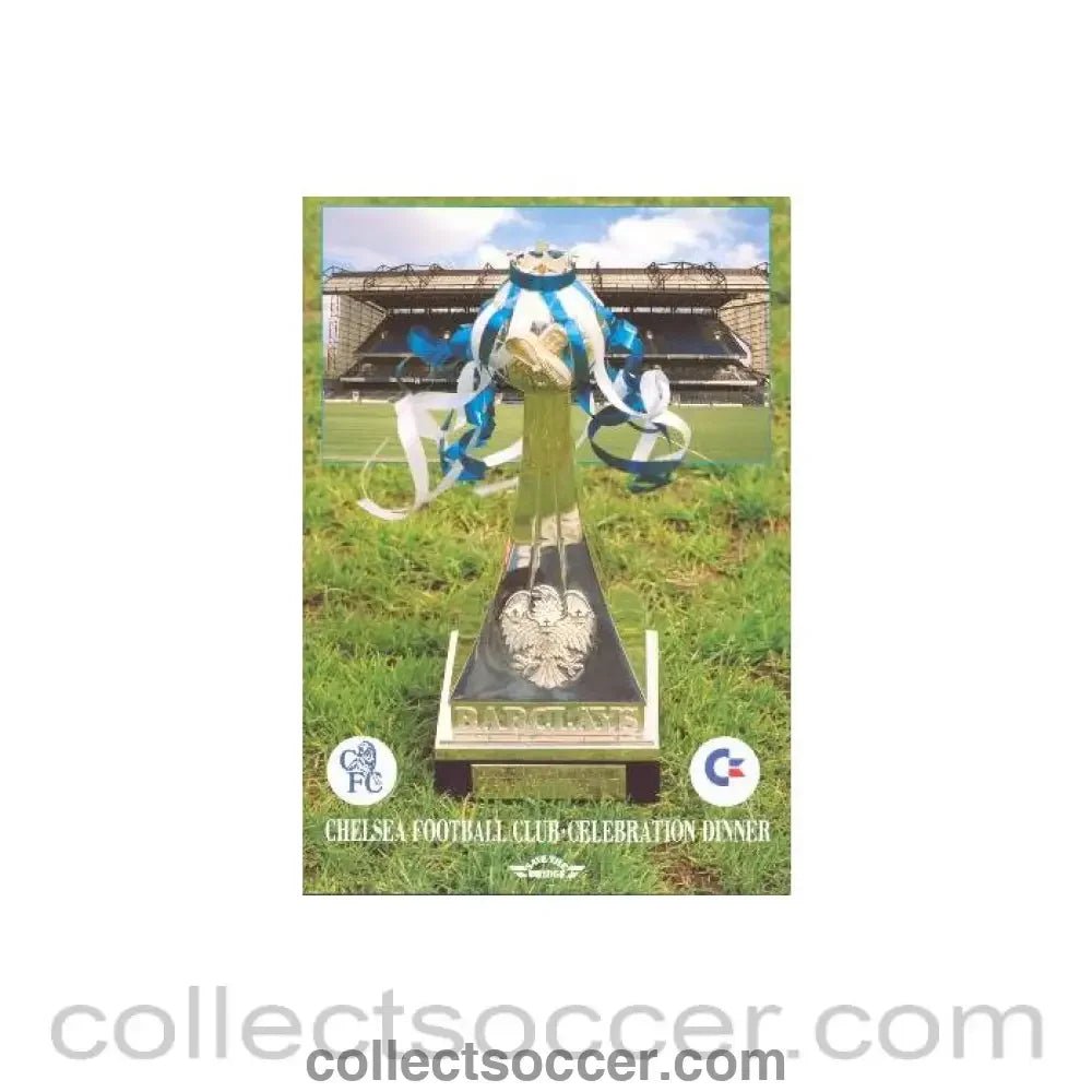 1989 - Chelsea - Celebration Dinner album menu 06/05/1989 - Collect Soccer