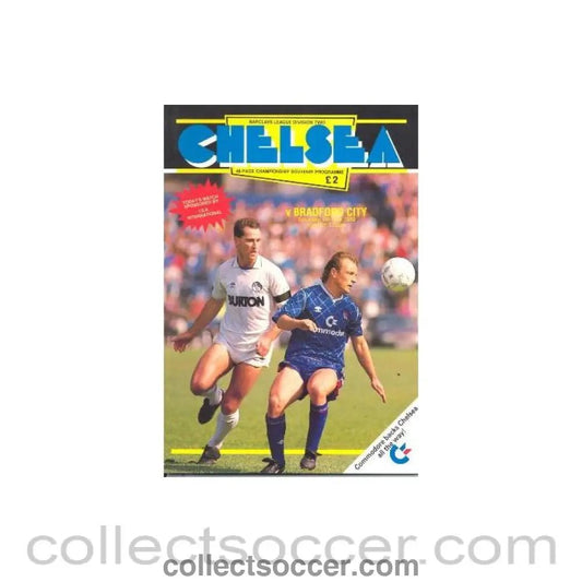 1989 - Chelsea v Bradford City official programme 06/05/1989 - Collect Soccer