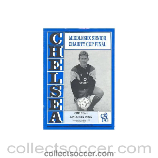 1989 - Chelsea v Kingsbury Town official programme 10/10/1989