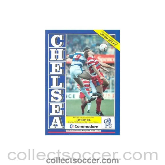 1989 - Chelsea v Liverpool official programme 16/12/1989 - Collect Soccer
