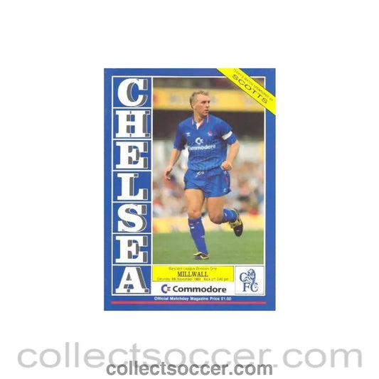 1989 - Chelsea v Millwall official programme 04/11/1989 - Collect Soccer