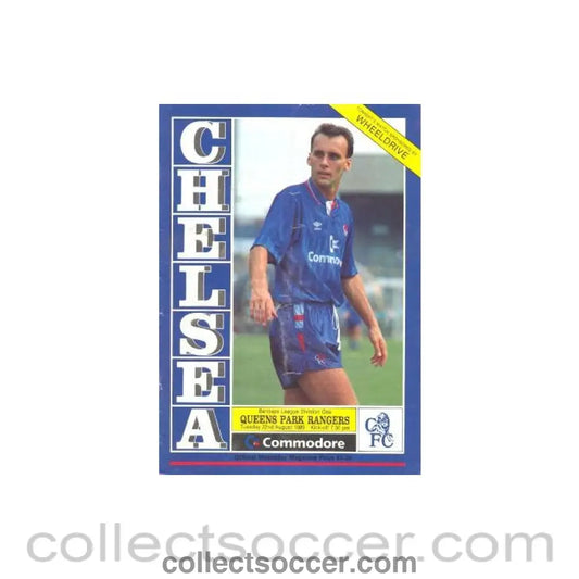 1989 - Chelsea v Queen’s Park Rangers official programme 22/08/1989