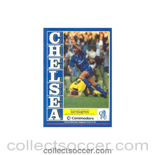 1989 - Chelsea v Southampton official programme 18/11/1989 - Collect Soccer