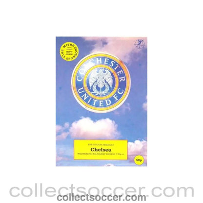1989 - Colchester United vChelsea official programme 09/08/1989 - Collect Soccer