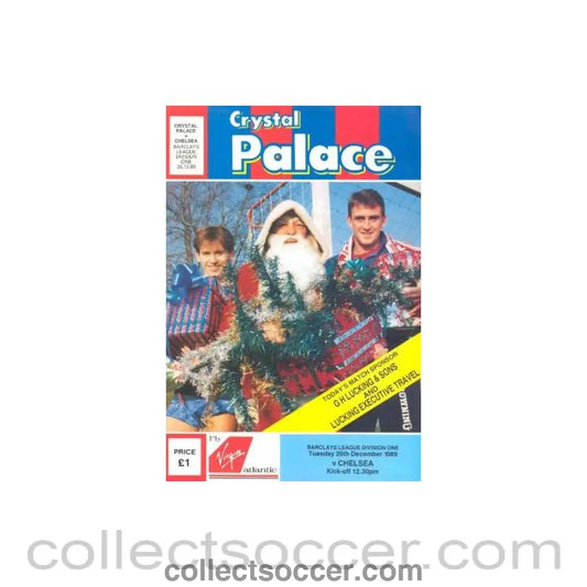 1989 - Crystal Palace vChelsea official programme 26/12/1989