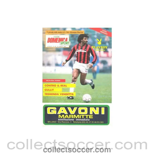 1989 - Domenica Sport - Italian magazine 19/04/1989