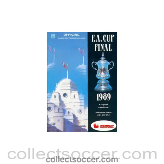 1989 FA Cup Final Programme Everton v Liverpool