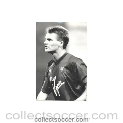 1989 - Geoff Thomas Crystal Palace 1989 black and white card