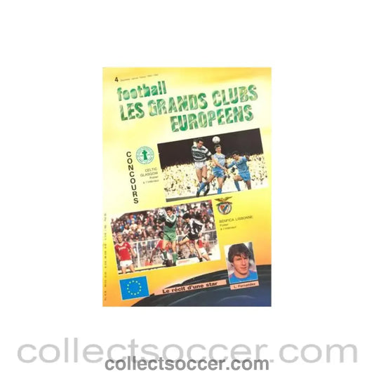 1989 - Great European Clubs’ Football - French magazine December January and February 1989-1990