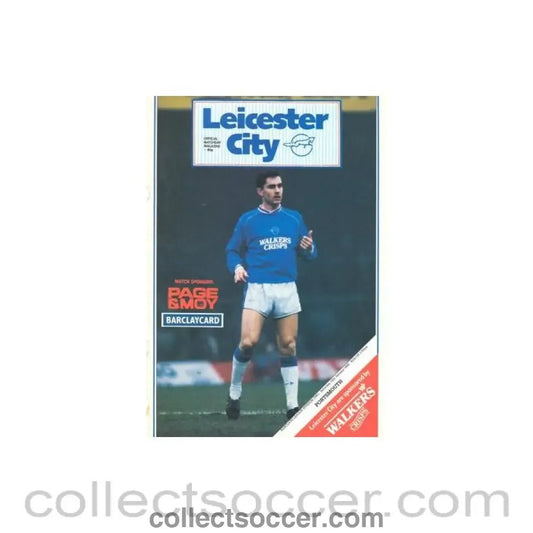 1989 - Leicester City v Portsmouth official programme 14/01/1989 Barclays League - Collect Soccer