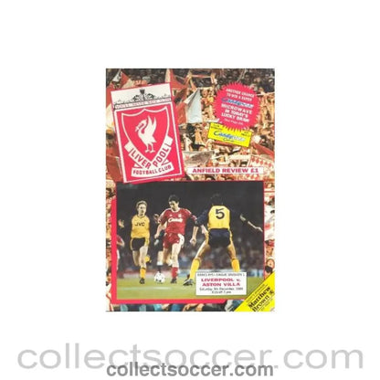1989 - Liverpool v Aston Villa official programme 09/12/1989 - Collect Soccer