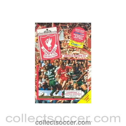 1989 - Liverpool v Sheffield Wednesday official programme 26/12/1989 - Collect Soccer