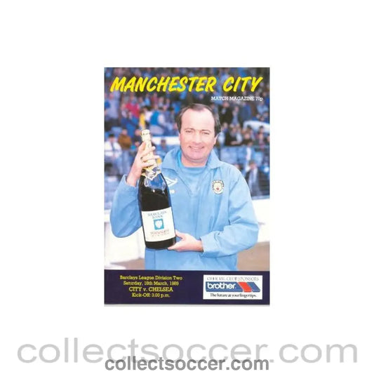 1989 - Manchester City vChelsea official programme 18/03/1989