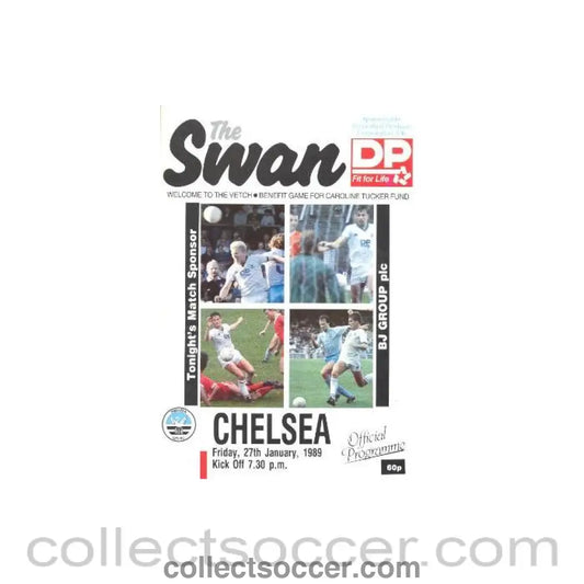 1989 - Swansea vChelsea official programme 27/01/1989