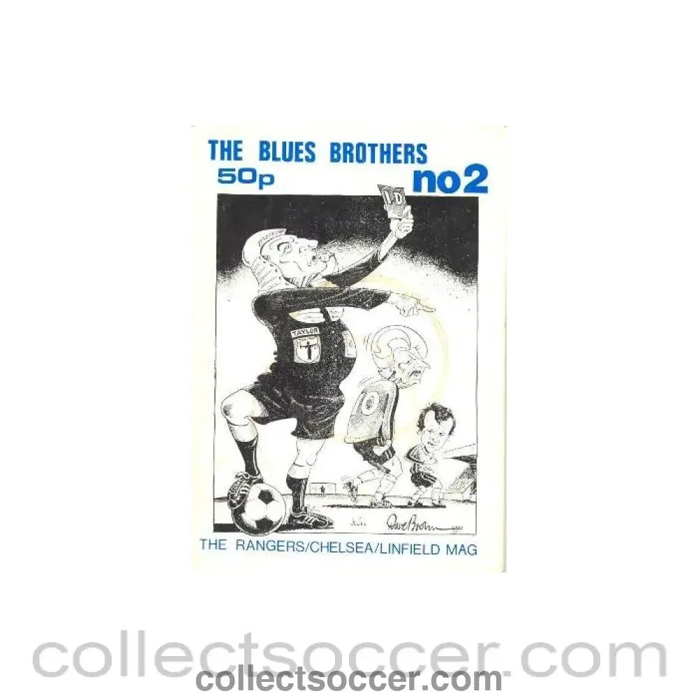 1989 - The Blues Brothers N2 - The Rangers/Chelsea/Linfield Magazine of 1989-90 season - Collect Soccer